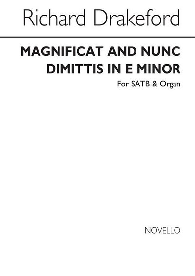 Magnificat And Nunc Dimittis In E Minor, GchOrg (Chpa)