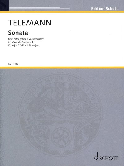 G.P. Telemann: Sonata in D , Vdg