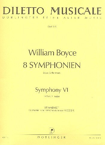 W. Boyce: Symphony 6 F-Dur, Sinfo (Stsatz)