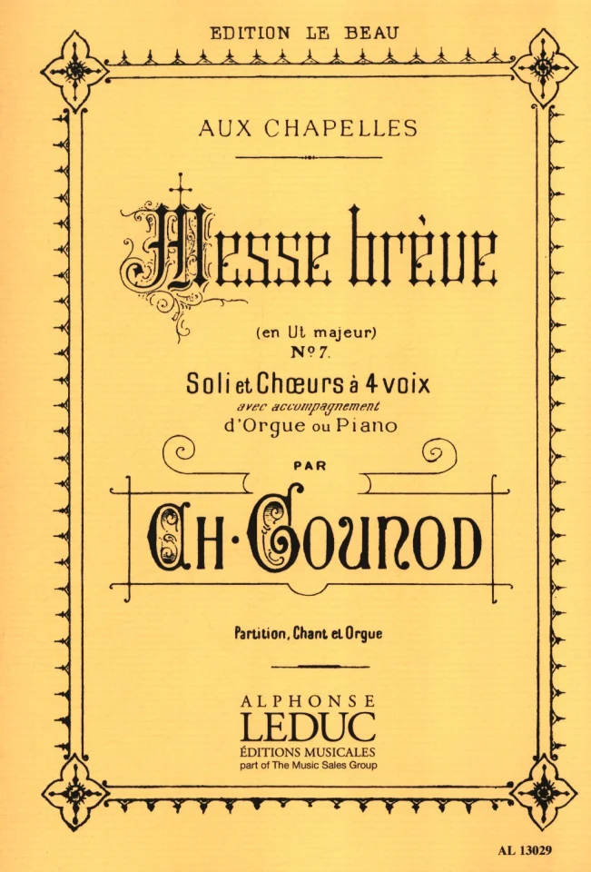C. Gounod: Messe Brève No.7, GchOrg (Bu) (0)
