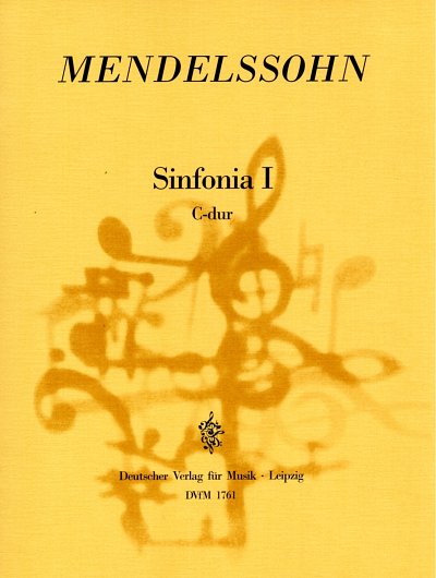 F. Mendelssohn Barth: Sinfonia I C-Dur, Stro (Part.)