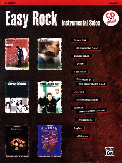 Easy Rock Instrumental Solos Level 1 - Playalong-CD Included