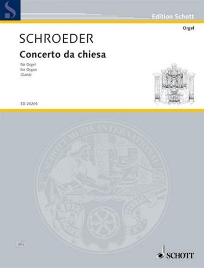 H. Schroeder: Concerto da chiesa , Org