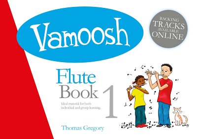 T. Gregory: Vamoosh Flute Book 1, Fl;Klav (+Audonl)