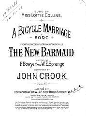 DL: J.C.F. Bowyer: A Bicycle Marriage, GesKlav
