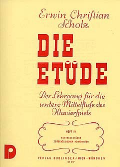 E.C. Scholz: Die Etuede 4, Klav