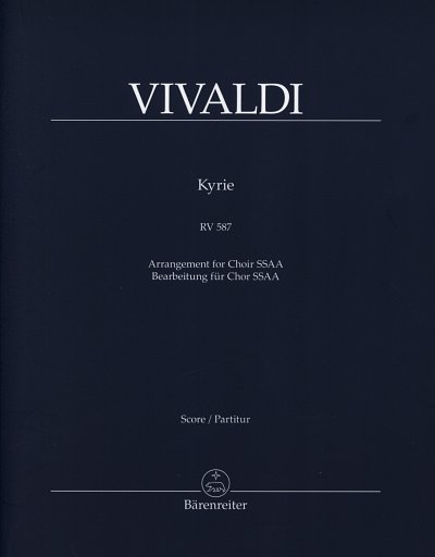 A. Vivaldi: Kyrie RV 587, 2FchStrBc;Ge (Part.)