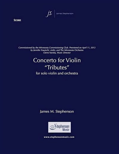 Concerto for Violin (Tributes), VlOrch (KA)