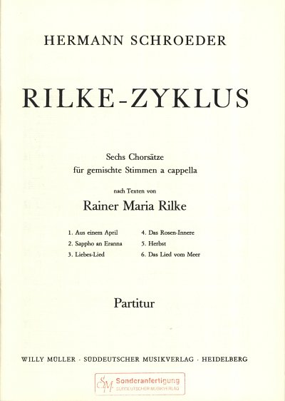 H. Schroeder: Rilke-Zyklus, GCh4 (Chpa)