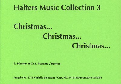 Christmas Christmas Christmas Halters Music Collection 3