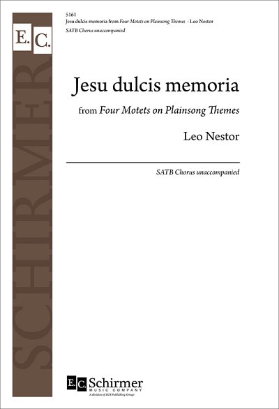 4 Motets on Plainsong Themes, Gch;Klav (Chpa)