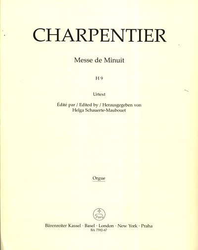 AQ: M.-A. Charpentier: Messe de Minuit H 9, Org (B-Ware)