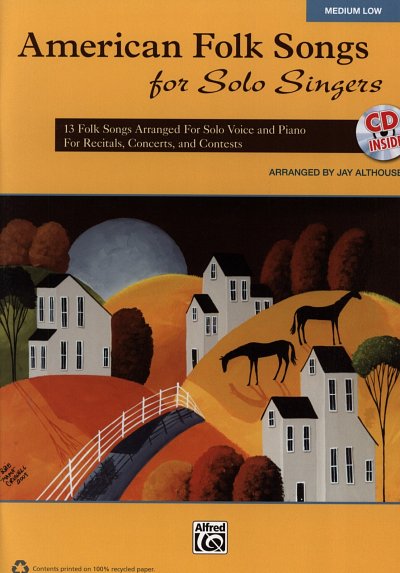 J. Althouse: American Folk Songs for Solo Singers Medium Low