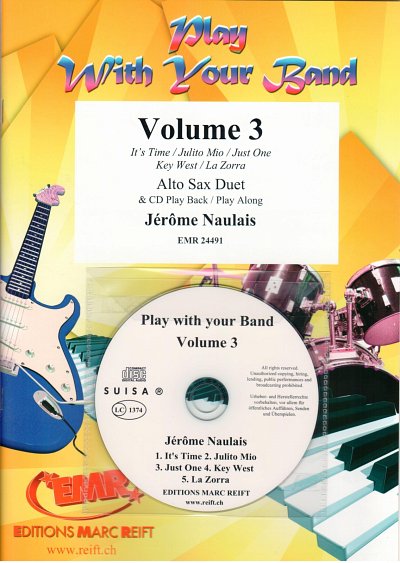 J. Naulais: Play With Your Band Volume 3, 2Asax (+CD)