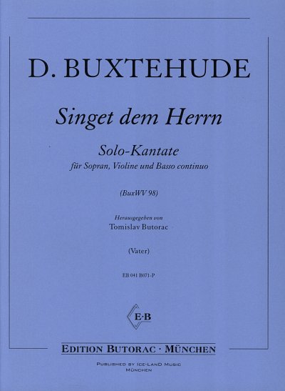 D. Buxtehude: Singet dem Herrn BuxWV 98, GesSVlBc (Pa+St)