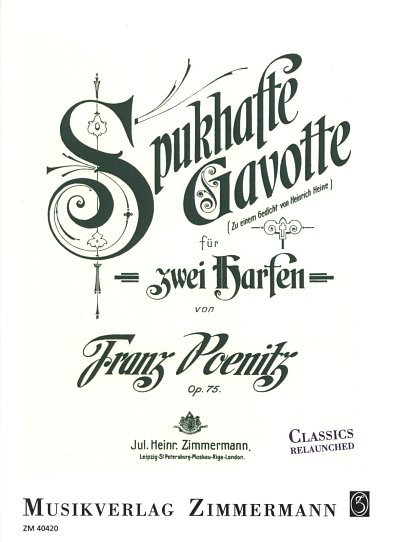 Poenitz Franz: Spukhafte Gavotte op. 75 (1907)