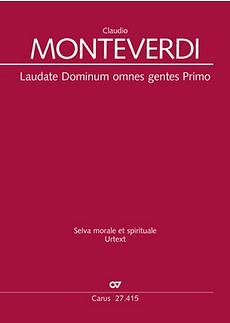 C. Monteverdi: Laudate Dominum omnes g, SolGChInstr (Stsatz)