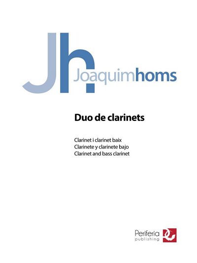 Duo de Clarinets for Clarinet and Bass Clarinet (Bu)