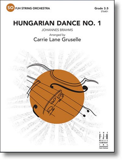 J. Brahms: Hungarian Dance No. 1, Stro (Pa+St)