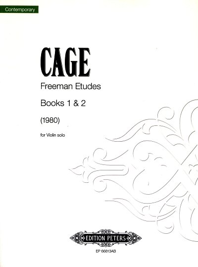 AQ: J. Cage: Freeman Etudes 1-16 Bd 1 + 2 (B-Ware)