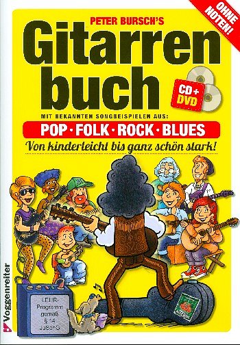 P. Bursch: Peter Bursch's Gitarrenbuch, Git (+CD+DVD)