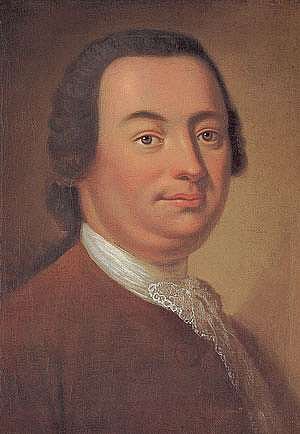 J.C.F. Bach: Johann Christoph Friedrich Bach Postkarte