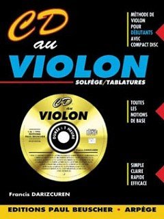 Darizcuren Francis: Cd Au Violon - Solfege / Tablatures