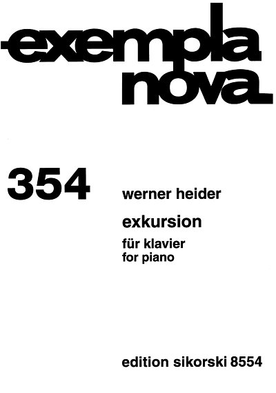 W. Heider: Exkursion für Klavier