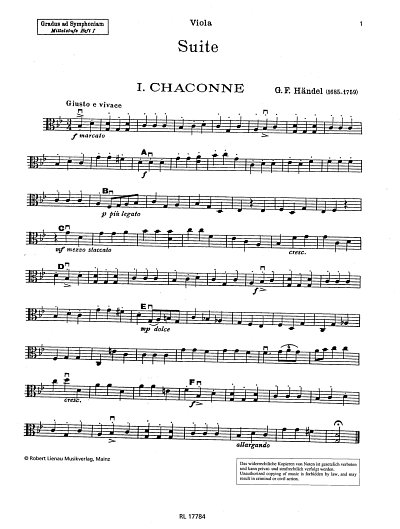 G.F. Händel: Gradus ad Symphoniam - Mittelstufe Band 1