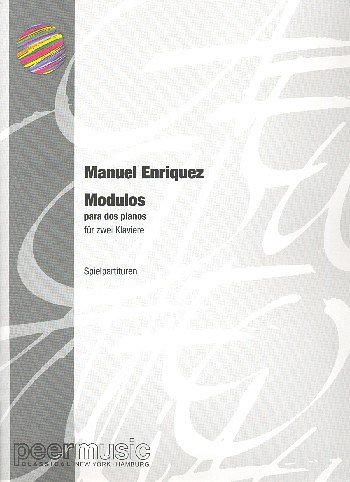 M. Enríquez Salazar: Modulos para dos pianos, 2Klav (2Sppa)