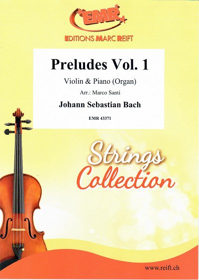 J.S. Bach: Preludes Vol. 1, VlKlv/Org