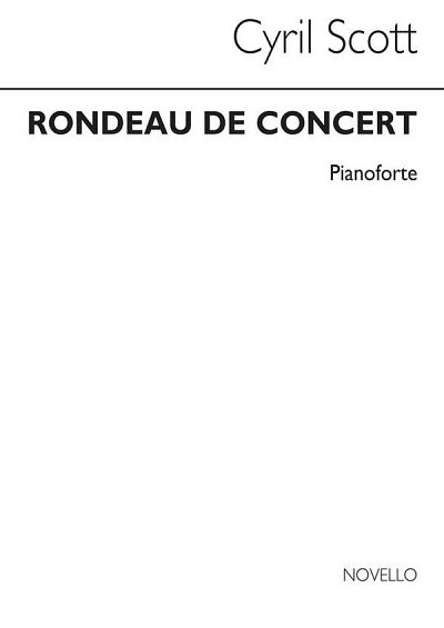 C. Scott: Rondeau De Concert for Piano, Klav
