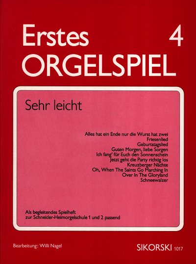 W. Nagel: Erstes Orgelspiel