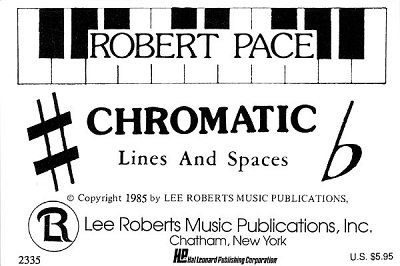 R. Pace: Flash Cards - Chromatic Lines & Spaces
