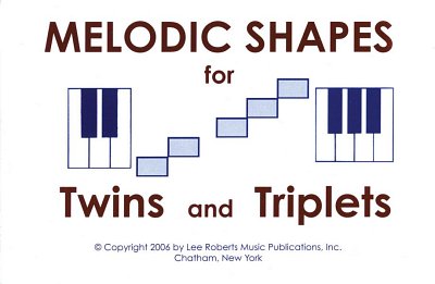 Flash Cards: Melodic Shapes for Twins and Triplets, Klav