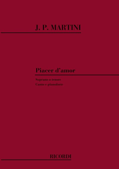 J.P.E. Martini: Piacer D'Amor, GesKlav