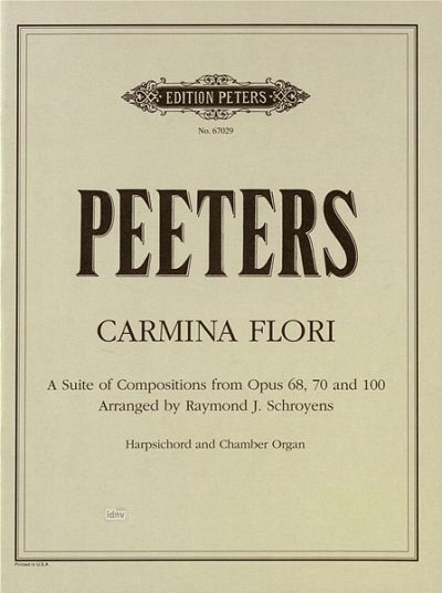 F. Peeters: Carmina Flori