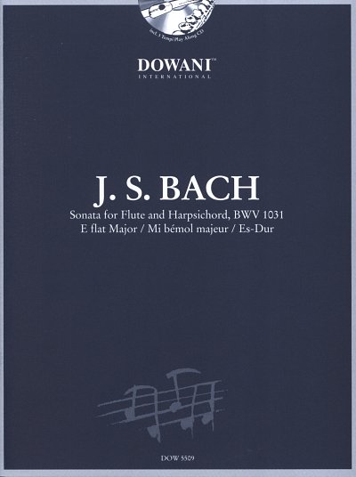 J.S. Bach: Sonata For Flute And Harpsichord In E F, Fl (+CD)