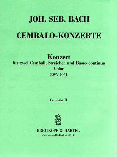 J.S. Bach: Konzert C-Dur BWV1061, SinfOrch