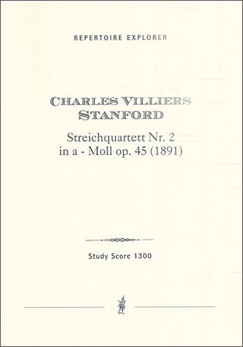 C.V. Stanford: Streichquartett Nr. 2 a-Moll, 2VlVaVc (Pa+St)