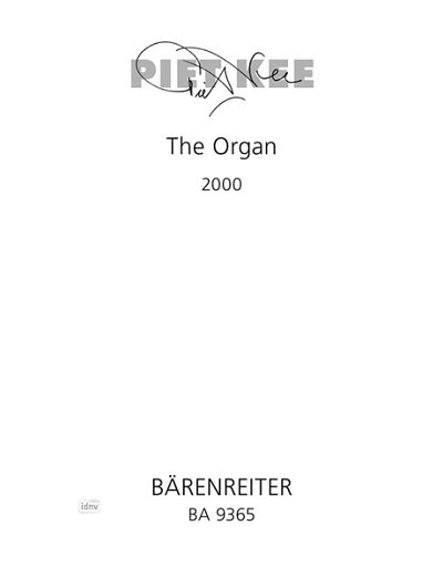 P. Kee: The Organ (2000), Org (Sppa)