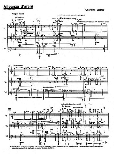 C. Seither: Alleanza d'archi für Violine, Vi, VlVlaVc (Sppa)