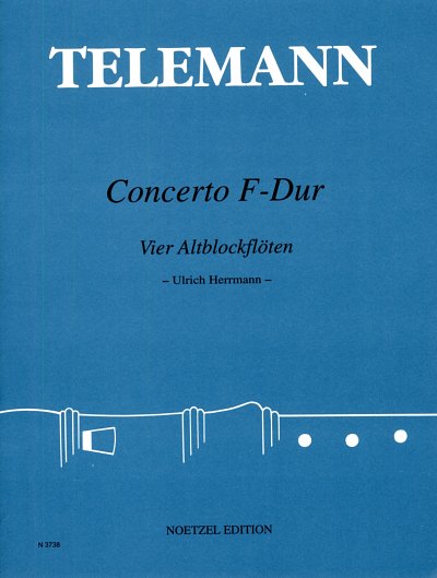 G.P. Telemann: Concerto F-Dur, 4Abfl (Pa+St)