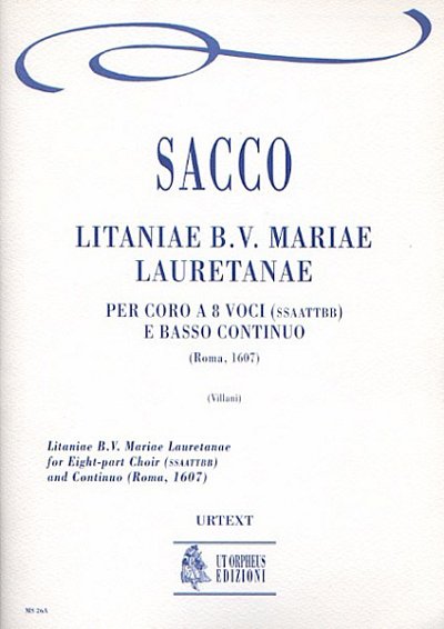 S. Sacco: Litaniae B.V. Mariae Lauretanae (Roma 1607 (Part.)