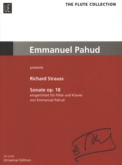 R. Strauss: Sonate fuer Violine und Klavier op. 18 eingerich