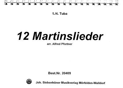 A. Pfortner: 12 Martinslieder, Blas4