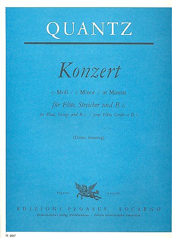 J.J. Quantz: Konzert c-Moll für Flöte, Streicher und B.c.