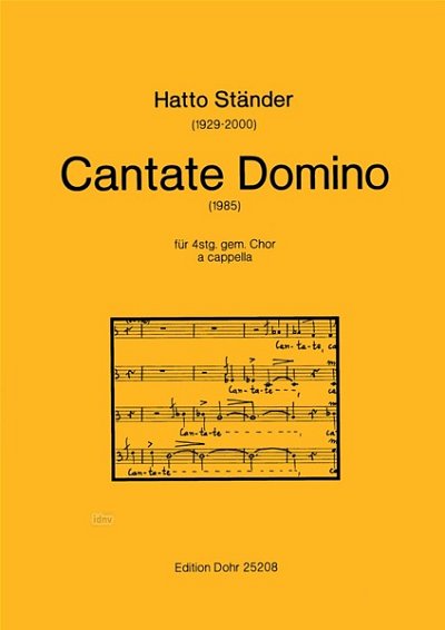 H. Ständer: Cantate Domino (Chpa)