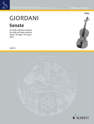 DL: T. Giordani: Sonate B-Dur, VaBc