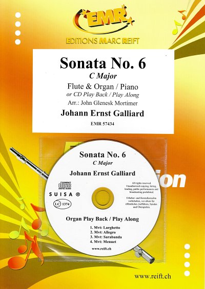 DL: J.E. Galliard: Sonata No. 6, FlKlav/Org